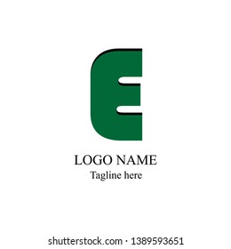 E INITIAL LOGO NAME VECTOR