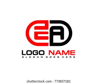 E A  initial logo template vexctor