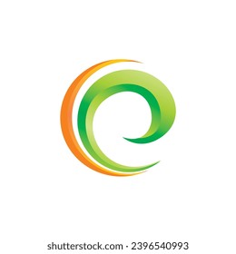 e internet circle abstract vector