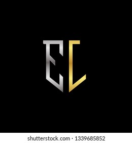 E L initial letter, modern logo design template vector