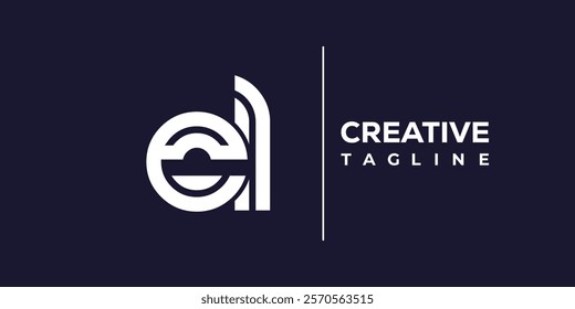 E and L logo design. EL abstract Letters Logo Monogram. This logo design is the process of creating a visual symbol that represents a brand, company, or individual.