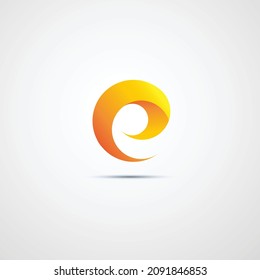 E Latter Logo - Abstract Logo Design - color full Logo