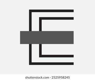 E Latter logo, E latter Icon, Latter E Logo design 