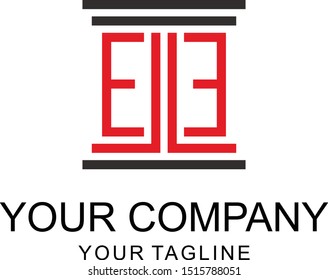 E law firm logo for bussines