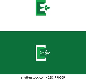 E Leaf Logo-E Natural Logo