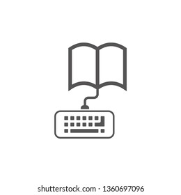 E learning graphic design template vector isolated illustration