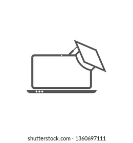 E learning graphic design template vector isolated illustration
