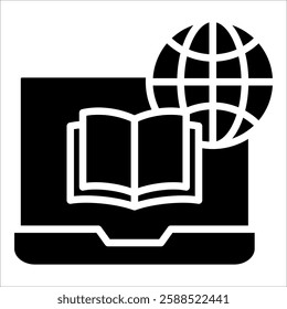 E Learning Icon Element For Design