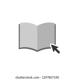 E Learning 
Icon on White Background for Graphic and Web Design. Modern Simple Vector Sign. Internet Education Concept.Trendy Symbol for Website Design Web Button or Mobile App.
