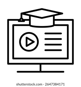 E-Learning-Symbol Gliederungssatz