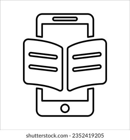 E-Learning-Symbol im Rahmenstil