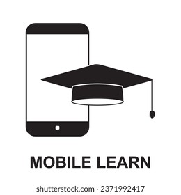 E Learning Icon Set for educational and bussines mobile platform