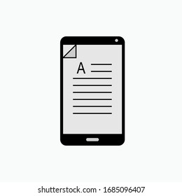 E Learning Icon - Vector. Long Distance Study. Internet Conected Lessons.
