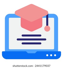 E learning Online learning icon