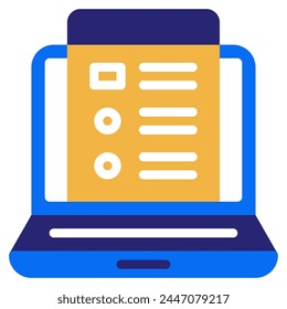 E Learning Platform Icon for web, app, infographic, etc