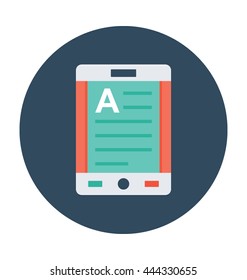 E Learning Vector Icon