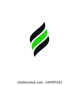 e letter abstract logo vector