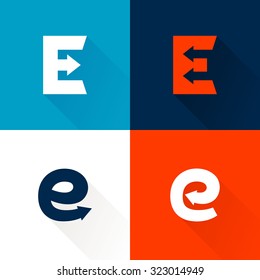 10,780 E arrow logo Images, Stock Photos & Vectors | Shutterstock