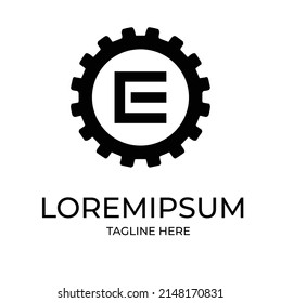 E letter Automotive Logo design Template