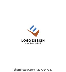 E letter and Basket Abstract shape logo design vector illustration