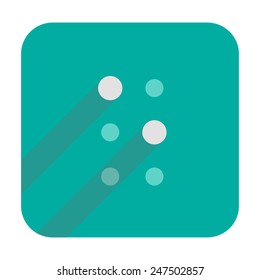 E letter in Braille