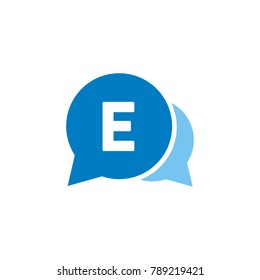 E Letter chat logo