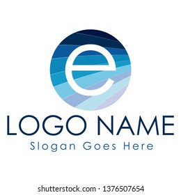 E Letter With Circle Logo,This is high resolution/ creative/ unique/ print vector artwork.  Print ready vector logo design and ready to use this logo anywhere print and website.