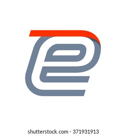 E letter fast speed logo. Vector design template elements for your application or corporate identity.