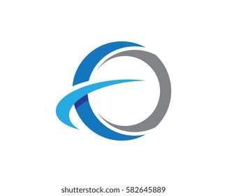E Letter Faster Logo Template vector icon illustration design