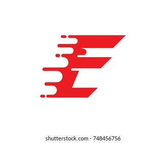 E letter faster logos