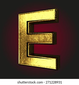 e letter of gold