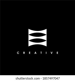 E Letter Initial Logo Design Template Vector Illustration	
