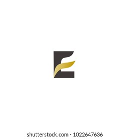 e letter lgo vector inspirations
