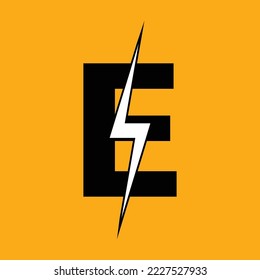 E-Brief mit Logo-Design mit Blitzschlag