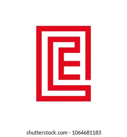 E Letter Logo
