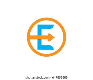 E Letter Logo
