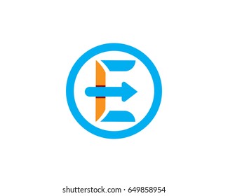 E Letter Logo
