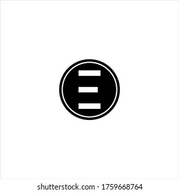 Diseño abstracto del logotipo de la letra E