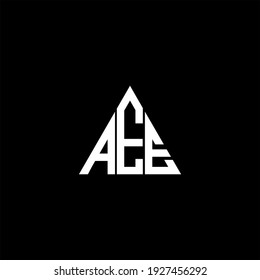 A E E letter logo abstract design on black color background. aee alphabet