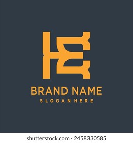 E-Buchstabe Logo abstrakt für modernes Unternehmen