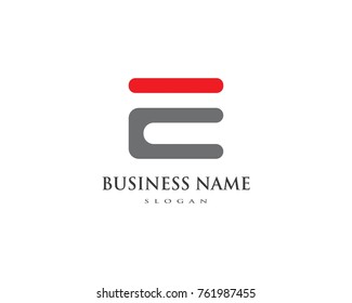 E Letter Logo Business Template Vector icon