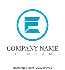 E Letter Logo Business  Vector and symbol design 