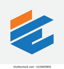 E Letter Logo can be mostly suitable for many businesses, corporate sectors and real estate branding, name starting with creative E logotype.