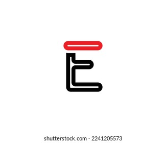  E letter logo creative design vector template