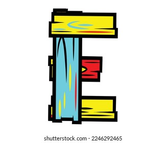 E Letter Logo Creative Design Vector Template