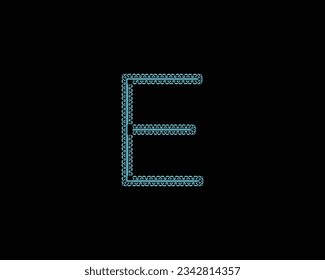 E Letter Logo Creative Design Vector Element