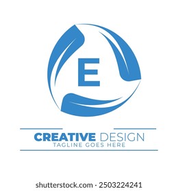 E letter logo creative design. E unique design. E creative initials letter logo concept.