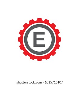 E letter logo design