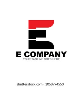 E letter logo design