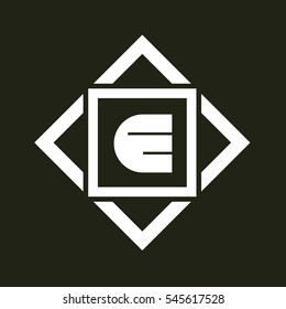  E letter logo design